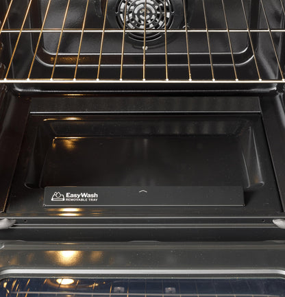 GE APPLIANCES GRS600AVWW GE® ENERGY STAR® 30" Slide-In Electric Convection Range with No Preheat Air Fry and EasyWash™ Oven Tray White - GRS600AVWW