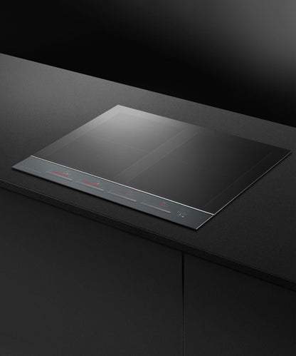 FISHER & PAYKEL CI244DTB4 24" Series 7 4 Zone Induction Cooktop Black - CI244DTB4