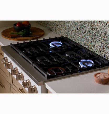 CAFE CGU366P3TD1 CAFé36" Commercial-Style Gas Rangetop with 6 Burners (Natural Gas) Black - CGU366P3TD1