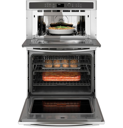 GE APPLIANCES PT9800SHSS GE Profile™ 30 in. Combination Double Wall Oven with Convection and Advantium® Technology in Stainless Steel - PT9800SHSS