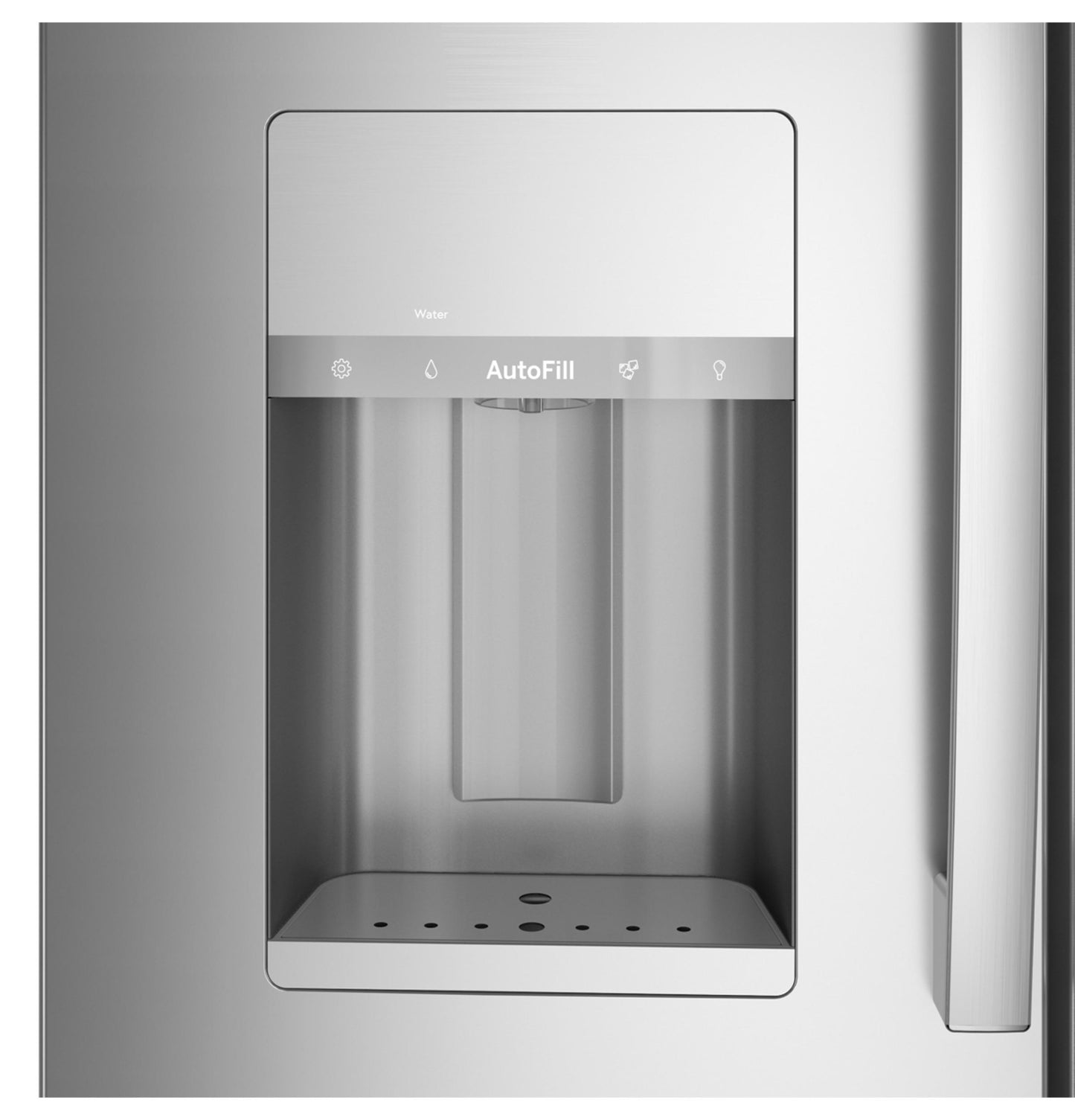 GE APPLIANCES PVD28BYNFS GE Profile™ ENERGY STAR® 27.9 Cu. Ft. Smart Fingerprint Resistant 4-Door French-Door Refrigerator with Door In Door in Stainless Steel - PVD28BYNFS