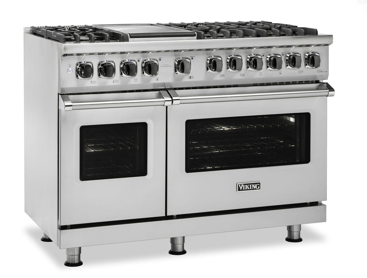 VIKING 48" Dual Fuel Range - VDR548 Viking 5 Series in Stainless Steel - VDR5488BSS