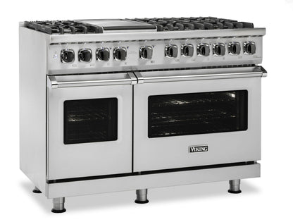 VIKING 48" Dual Fuel Range - VDR548 Viking 5 Series in Stainless Steel - VDR5488BSS