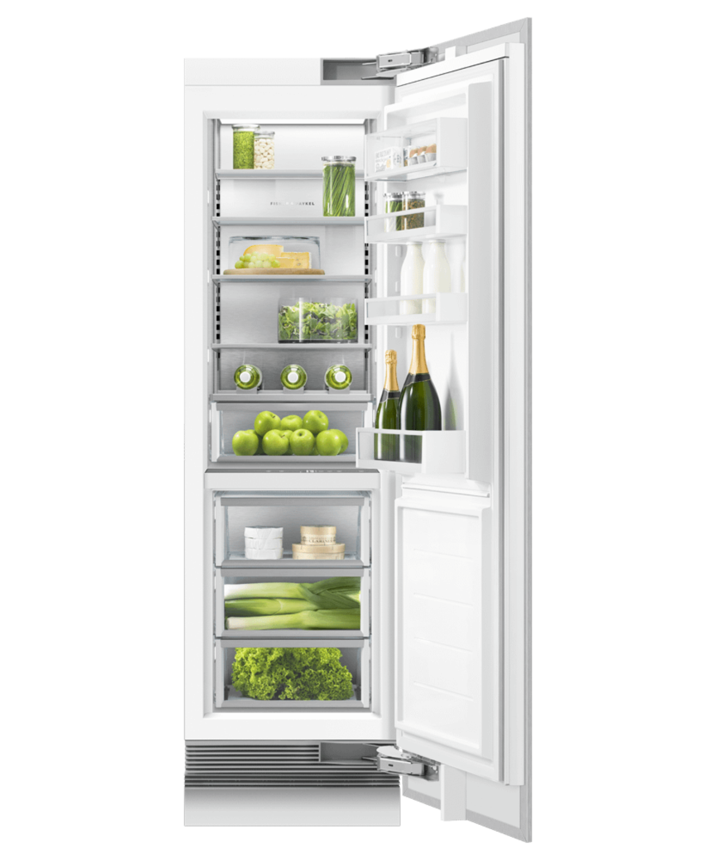 FISHER & PAYKEL RS2484SRK1 24" Series 9 Integrated Column Refrigerator Custom Panel Ready - RS2484SRK1