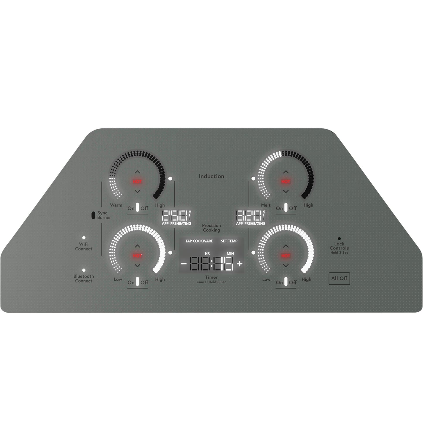 CAFE Series ENERGY STAR 30" Built-In Touch Control Induction Cooktop in Stainless Steel - CHP90302TSS