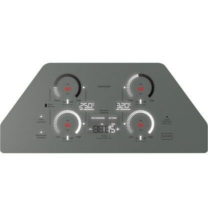 CAFE Series ENERGY STAR 30" Built-In Touch Control Induction Cooktop in Stainless Steel - CHP90302TSS