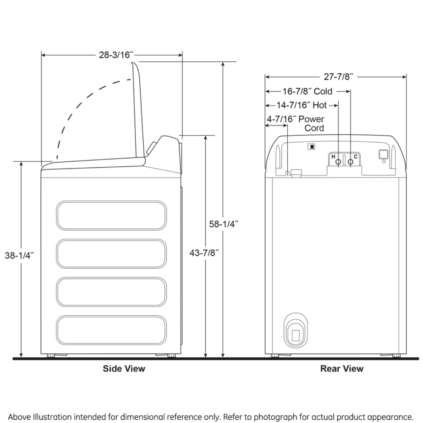 GE APPLIANCES PTW600BSRWS GE Profile™ ENERGY STAR® 5.0 cu. ft. Capacity Washer with Smarter Wash Technology and FlexDispense™ White On Gray - PTW600BSRWS