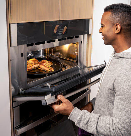 GE APPLIANCES GE Profile 27" Single Wall Oven with 120V Advantium Technology in Stainless Steel - PSB9100SVSS
