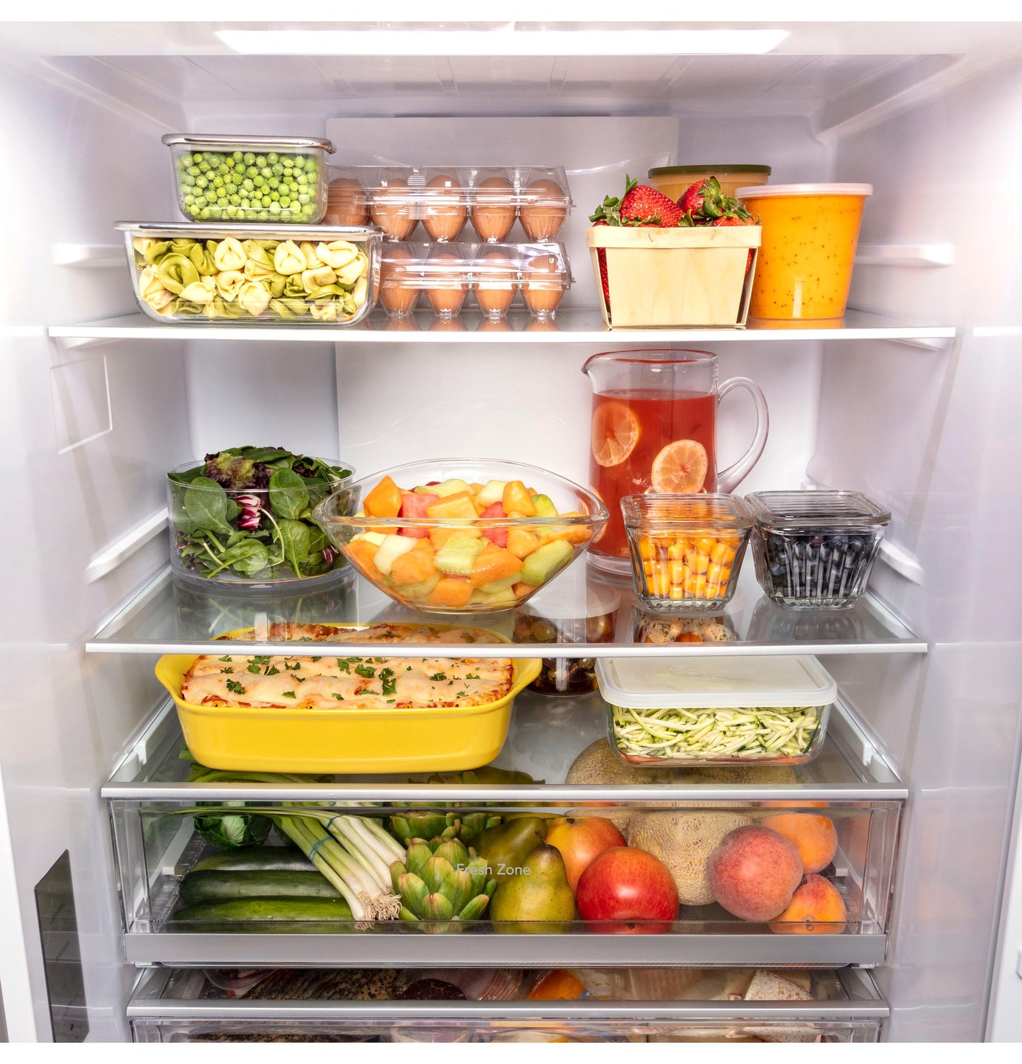 GE APPLIANCES GBE17HYRFS GE® ENERGY STAR® 17.7 Cu. Ft. Counter-Depth Bottom-Freezer Refrigerator in Stainless Steel - GBE17HYRFS