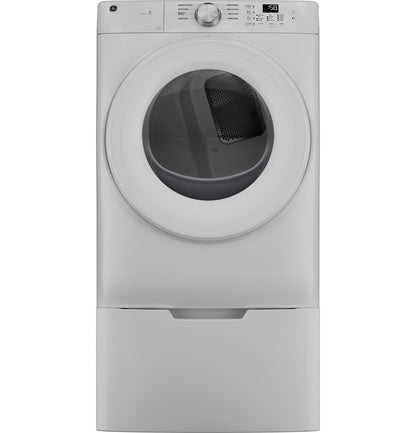 GE APPLIANCES GFD35GSSYWW GE ENERGY STAR 7.8 cu. ft. Capacity Smart Front Load Gas Dryer White - GFD35GSSYWW