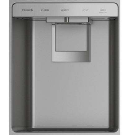 MONOGRAM Monogram 42" Built-In Side-by-Side Refrigerator with Dispenser in Stainless Steel - ZISS420DNSS