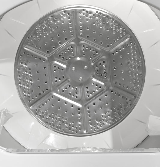 GE APPLIANCES GTD48GASWWB GE 7.2 cu. ft. Capacity Gas Dryer with Up To 120 ft. Venting and Extended Tumble Black On White - GTD48GASWWB