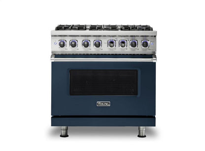 VIKING 36" Dual Fuel Range - VDR7362 Viking 7 Series Blue - VDR73626BSBLP
