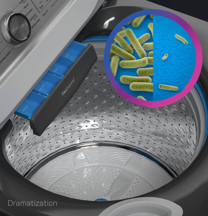 GE APPLIANCES PTW700BSTWS GE Profile™ ENERGY STAR® 5.4 cu. ft. Capacity Washer with Smarter Wash Technology and FlexDispense™ White - PTW700BSTWS