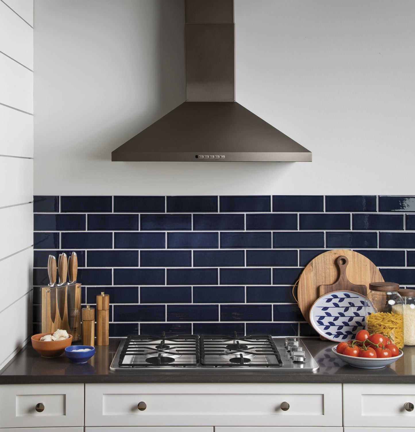 GE APPLIANCES JVW5301EJES GE 30" Wall-Mount Pyramid Chimney Hood Slate - JVW5301EJES