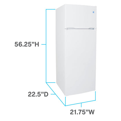 AVANTI RA730B0W Avanti Apartment Refrigerator, 7.3 cu. ft - White / 7.3 cu. ft - RA730B0W