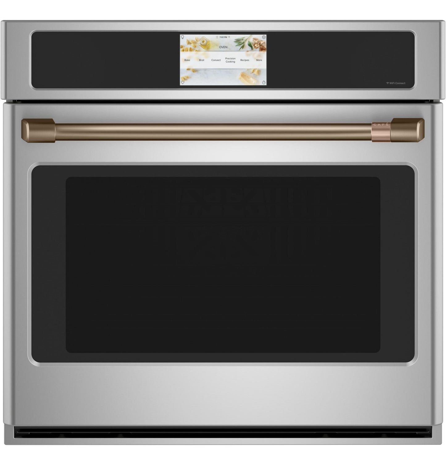 CAFE 30" Smart Single Wall Oven with Convection in Stainless Steel - CTS70DP2NS1