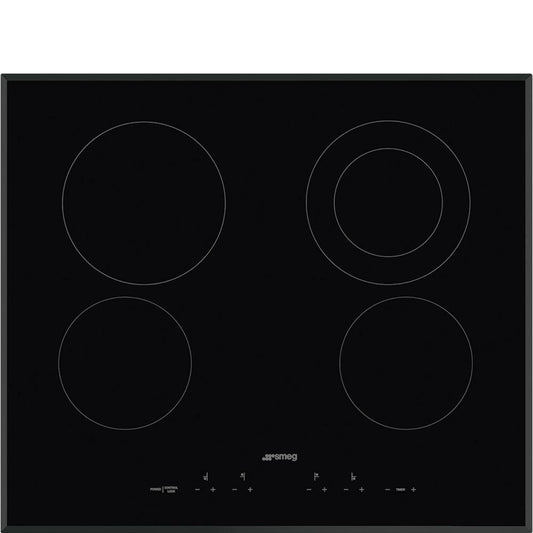 SMEG SEU244ETB Cooktop Black SEU244ETB Black - SEU244ETB