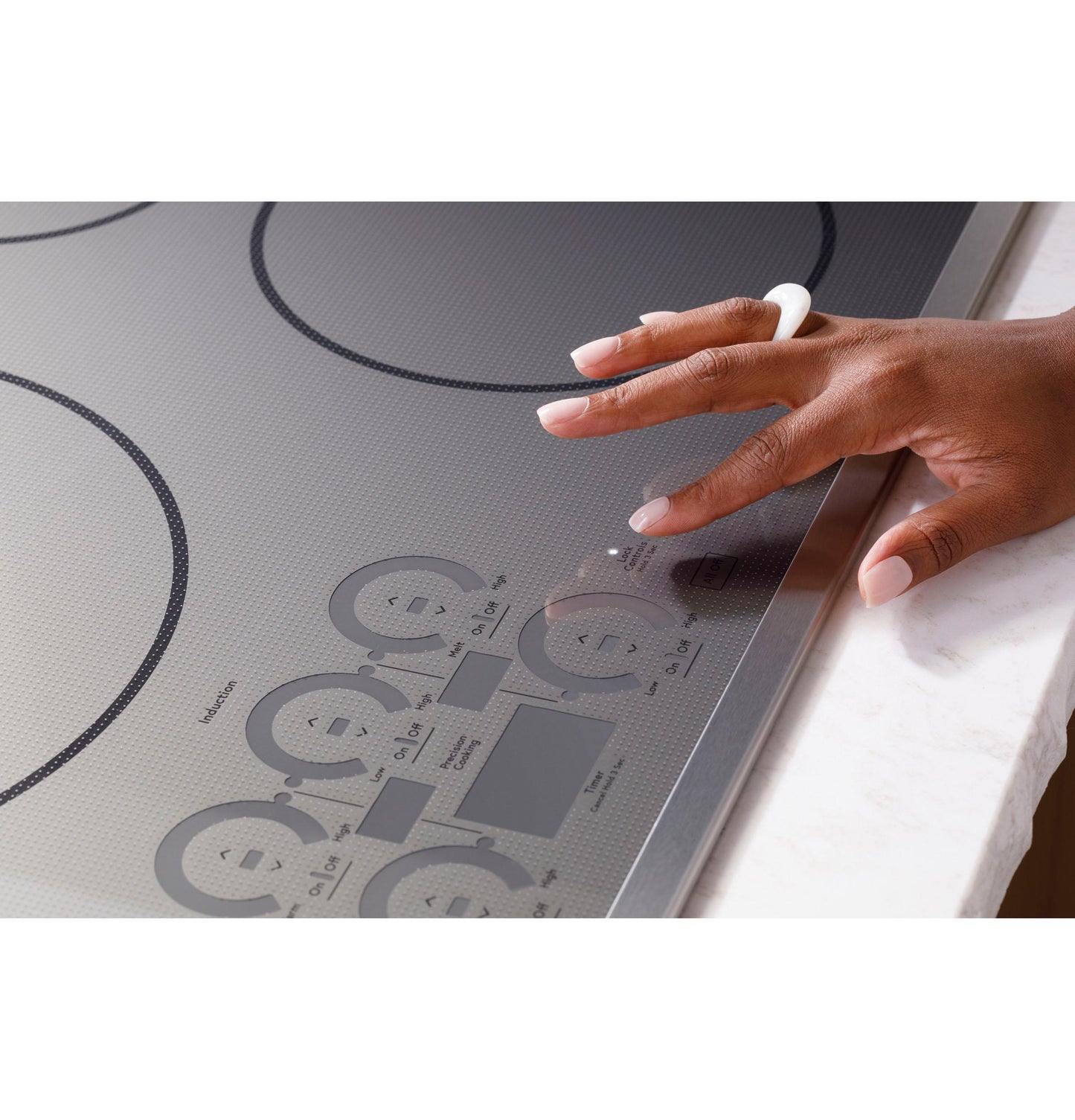 CAFE  Series ENERGY STAR 36" Built-In Touch Control Induction Cooktop in Stainless Steel - CHP90362TSS