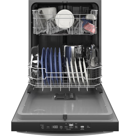 GE APPLIANCES GDT550PYRFS GE ENERGY STAR Top Control with Plastic Interior Dishwasher with Sanitize Cycle & Dry Boost in Stainless Steel - GDT550PYRFS