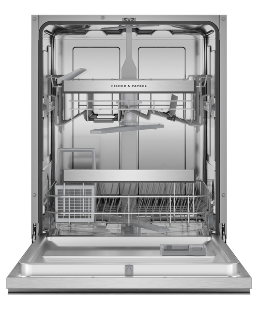FISHER & PAYKEL DW24UNT2X2 Series 7 Contemporary Tall Built-in Dishwasher in Stainless Steel - DW24UNT2X2