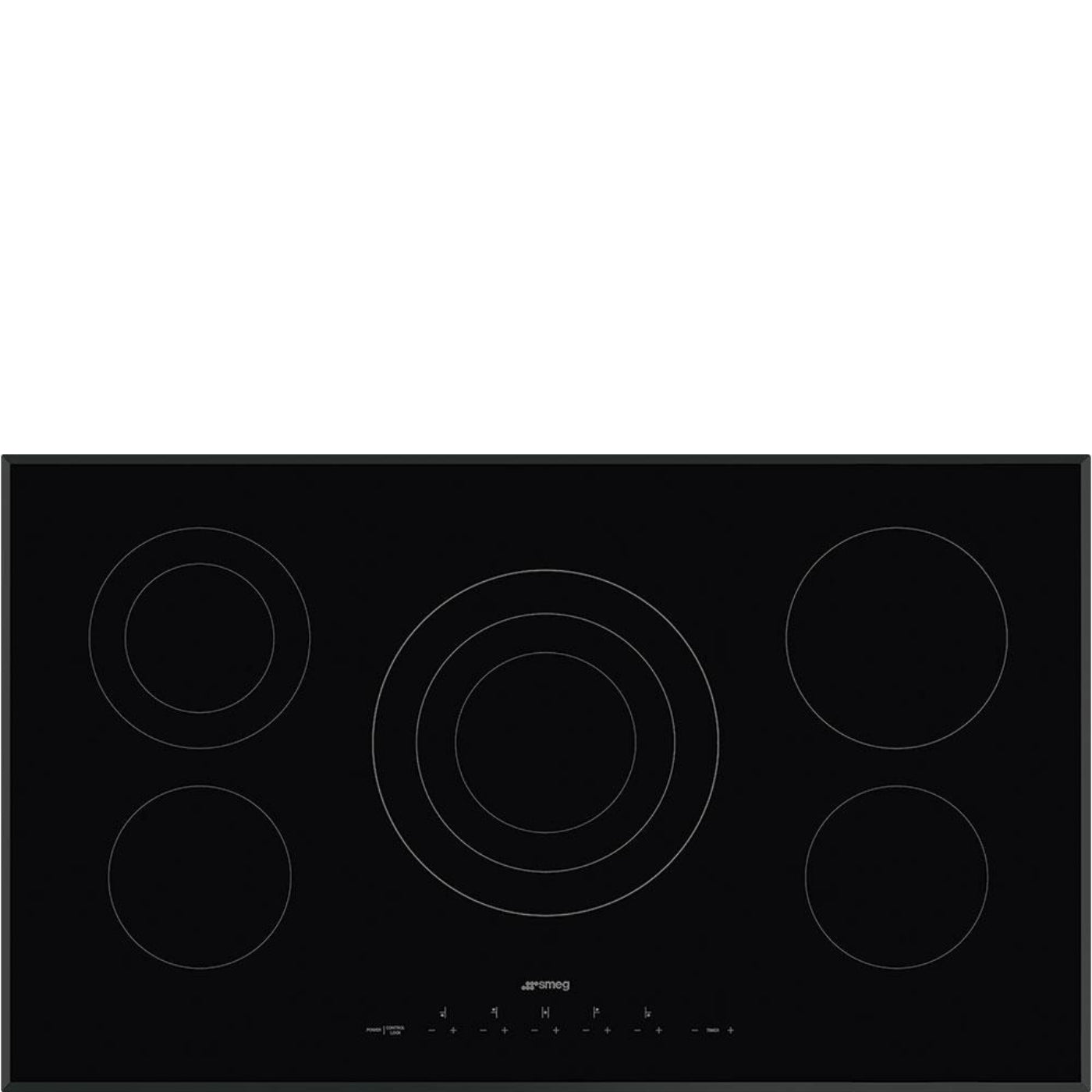 SMEG SEU365ETB Cooktop Black SEU365ETB Black - SEU365ETB