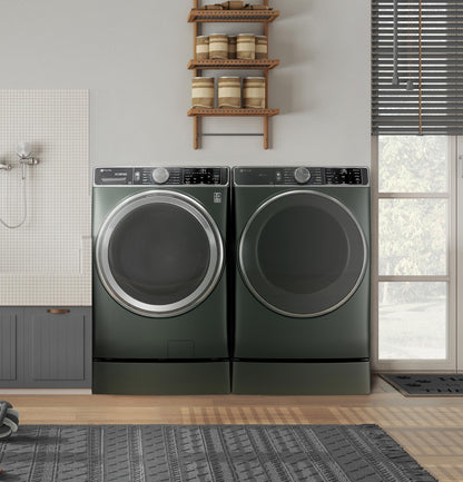 GE APPLIANCES PFW955SPWGN GE Profile™ 5.5 cu. ft. Capacity Smart Front Load ENERGY STAR® Steam Washer with UltraFresh Vent System+ and Smart Wash & Smart Rinse Green - PFW955SPWGN