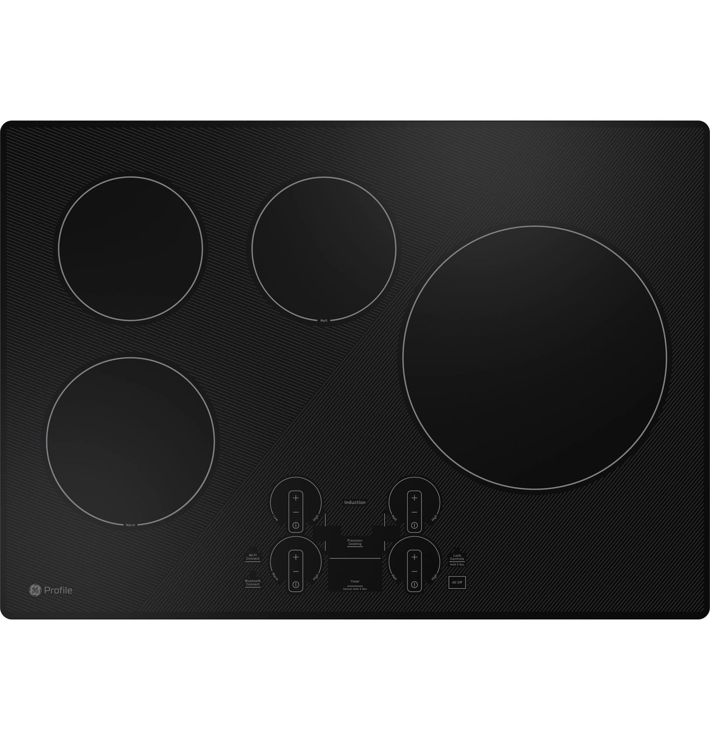 GE APPLIANCES PHP7030DTBB GE Profile™ ENERGY STAR® 30" Built-In Touch Control Induction Cooktop Black - PHP7030DTBB