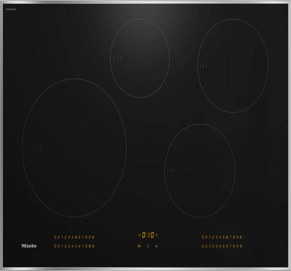 MIELE KM7730FR KM 7730 FR - 30-inch induction cooktop, operated with its own controls with 4 round cooking zones - KM7730FR