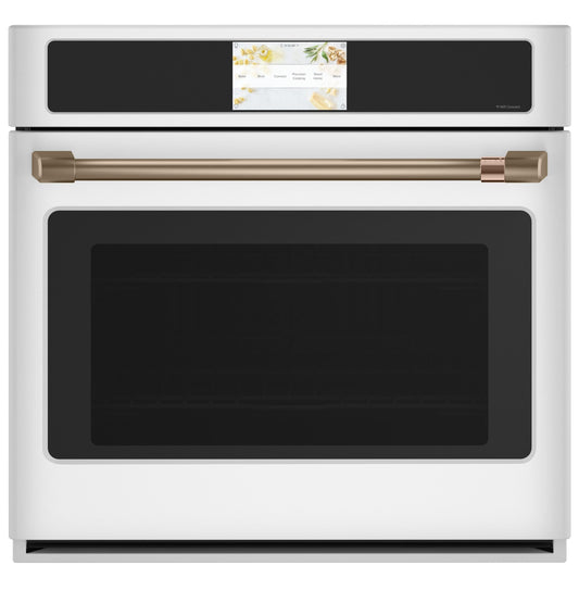 CAFE CTS90DP4NW2 CAFé Professional Series 30" Smart Built-In Convection Single Wall Oven White - CTS90DP4NW2