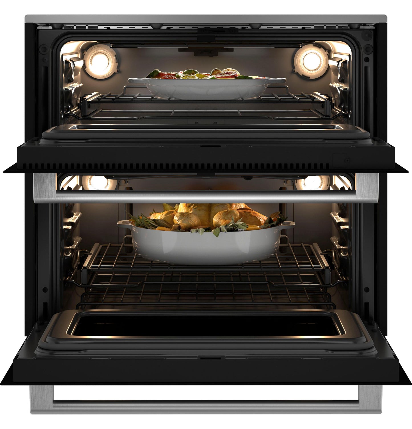 CAFE CTS92DM2NS5 CAFé30" Duo Smart Single Wall Oven in Platinum Glass Gray - CTS92DM2NS5