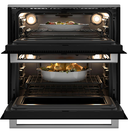 CAFE CTS92DM2NS5 CAFé30" Duo Smart Single Wall Oven in Platinum Glass Gray - CTS92DM2NS5