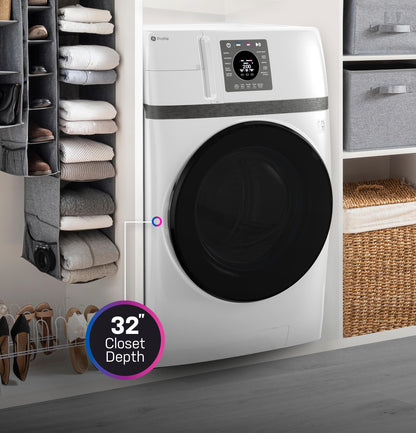 GE APPLIANCES PFQ83HSSWWW GE Profile™ ENERGY STAR® 4.6 cu. ft. Capacity UltraFast Combo with Ventless Inverter Heat Pump Technology Washer/Dryer White - PFQ83HSSWWW