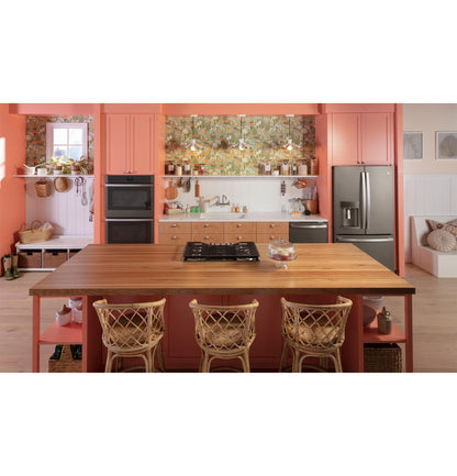 GE APPLIANCES GE 30" Built-In Gas Cooktop with 5 Burners and Dishwasher Safe Grates in Stainless Steel - JGP5030SLSS
