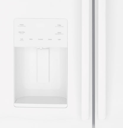 GE APPLIANCES 25.7 Cu. Ft. French-Door Refrigerator White - GFE26JGMWW