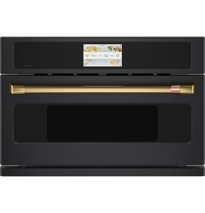 CAFE 30" Custom Speed Cook Oven with 120V Advantium Technology Black - CSB913P3VD1