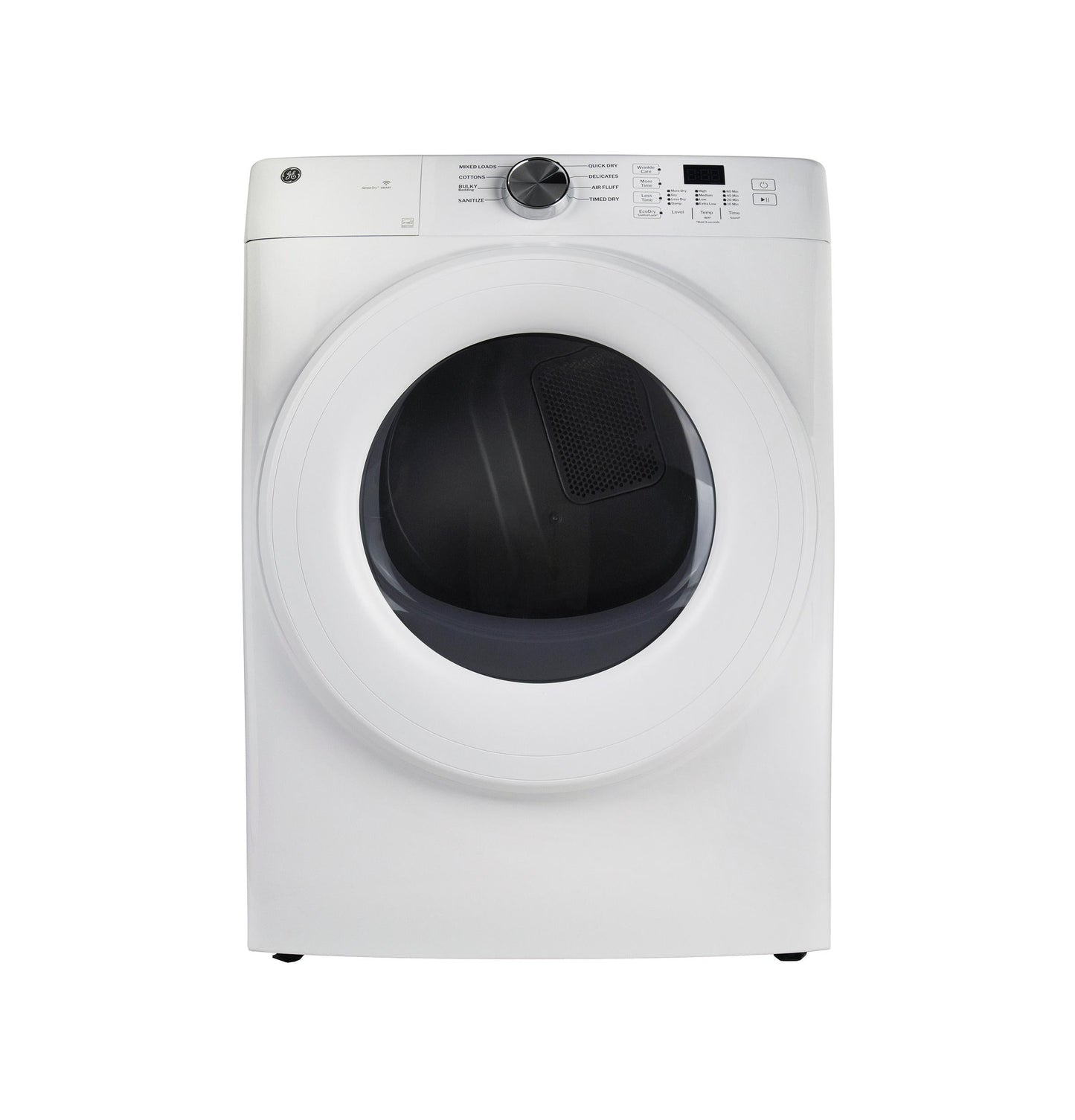 GE APPLIANCES GFD35GSSYWW GE ENERGY STAR 7.8 cu. ft. Capacity Smart Front Load Gas Dryer White - GFD35GSSYWW