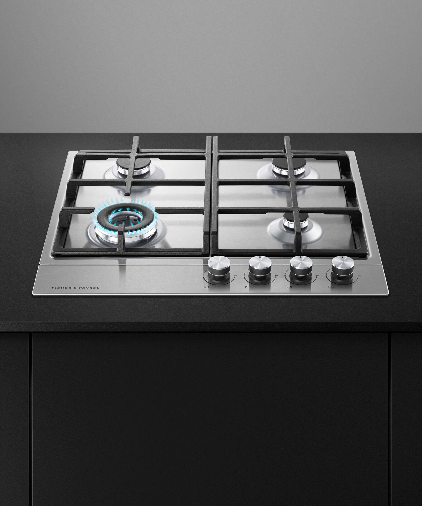 FISHER & PAYKEL CG244DNGX1N 24" Series 7 4 Burner Gas Cooktop in Stainless Steel - CG244DNGX1N