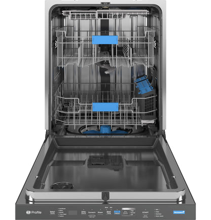 GE APPLIANCES PDP755SBVTS GE Profile™ ENERGY STAR Smart UltraFresh System Dishwasher with Microban™ Antimicrobial Technology with Deep Clean Washing 3rd Rack, 42 dBA Black in Stainless Steel - PDP755SBVTS