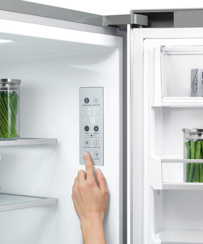 FISHER & PAYKEL RF203QDUVX1 18.9 cu ft Series 7 Quad Door Refrigerator Freezer in Stainless Steel - RF203QDUVX1
