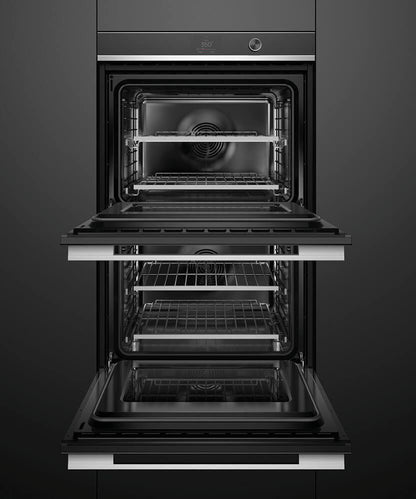 FISHER & PAYKEL OB30DDPTDX2 30" Series 9 Contemporary Self-Cleaning Double Oven in Stainless Steel - OB30DDPTDX2