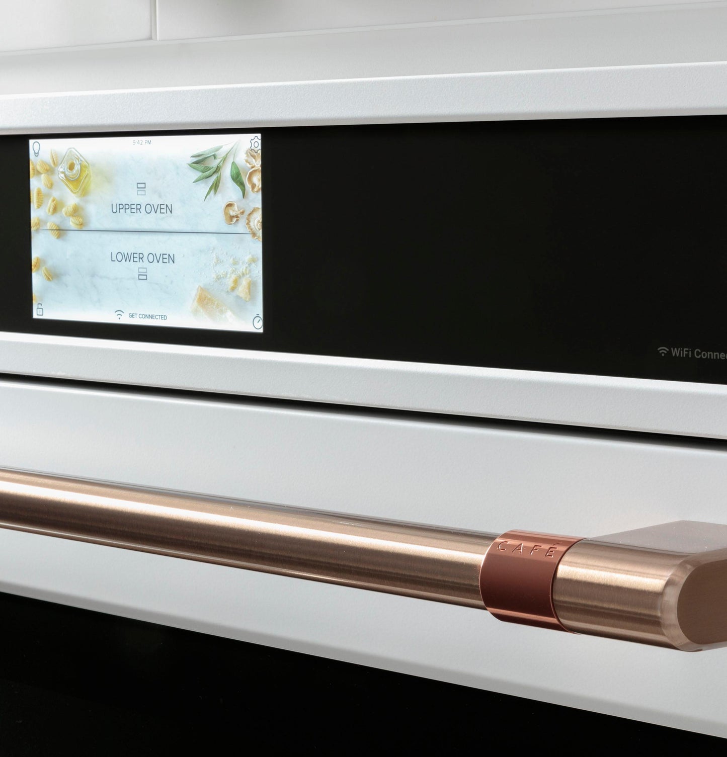 CAFE CTD90DP4NW2 CAFé Professional Series 30" Smart Built-In Convection Double Wall Oven in White - CTD90DP4NW2