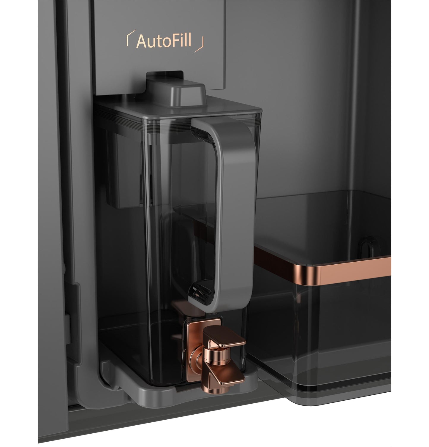 CAFE CJE23DP3WD1 CAFé™ ENERGY STAR® 23.2 Cu. Ft. Smart Counter-Depth 4-Door French-Door Refrigerator With Dual-Dispense AutoFill Pitcher Black - CJE23DP3WD1