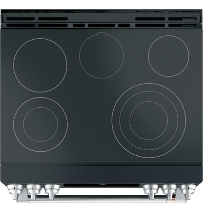 CAFE CES700P3MD1 CAFé30" Smart Slide-In, Front-Control, Radiant and Convection Range Black - CES700P3MD1