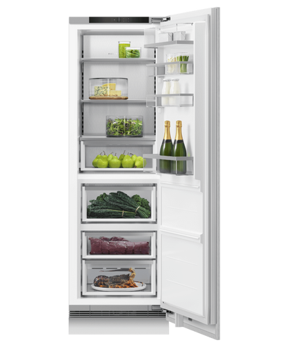 FISHER & PAYKEL RS2474S3RH1 24" Series 9 Integrated Triple Zone Refrigerator Custom Panel Ready - RS2474S3RH1