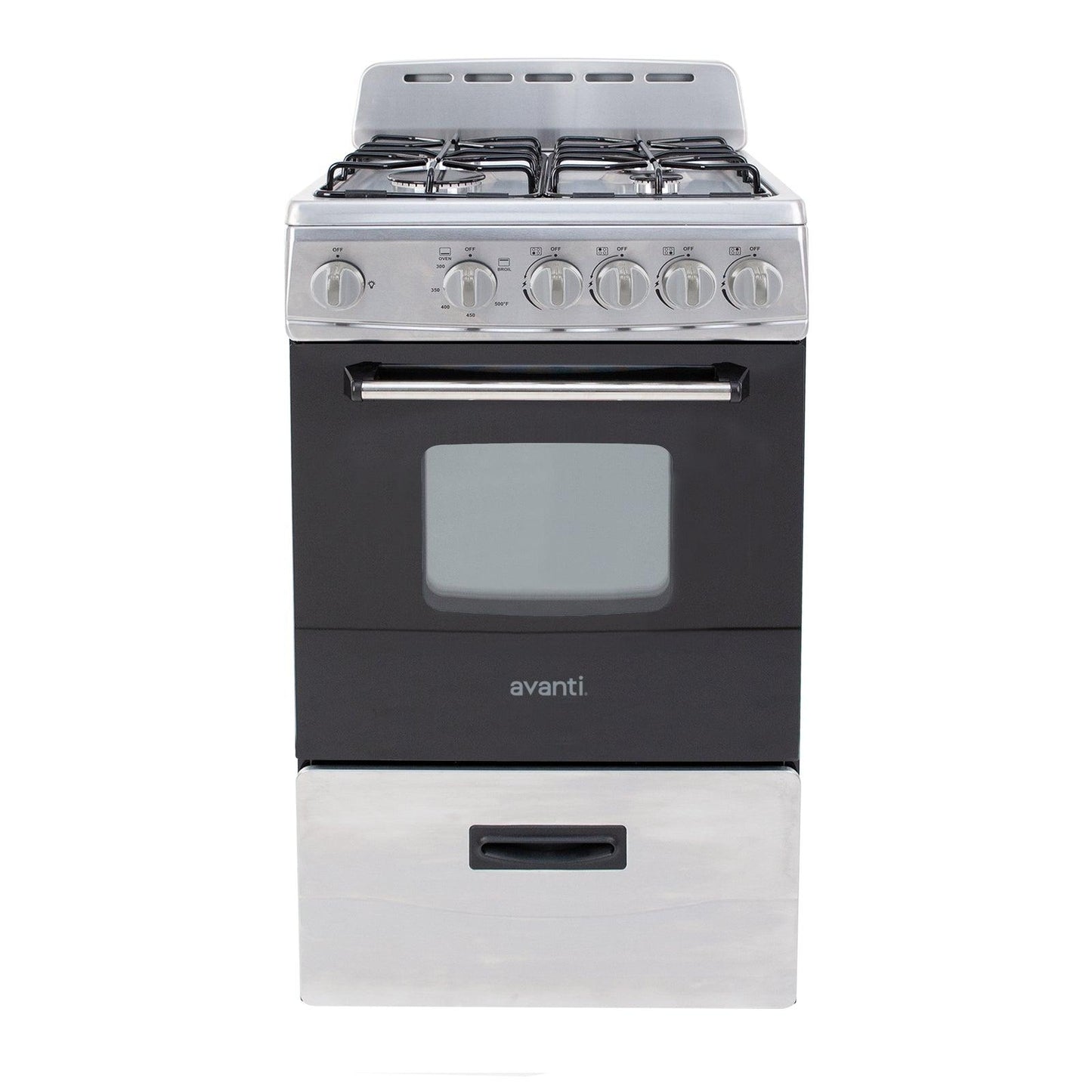 AVANTI GR2013CSS Avanti 20" Gas Range - in Stainless Steel - GR2013CSS