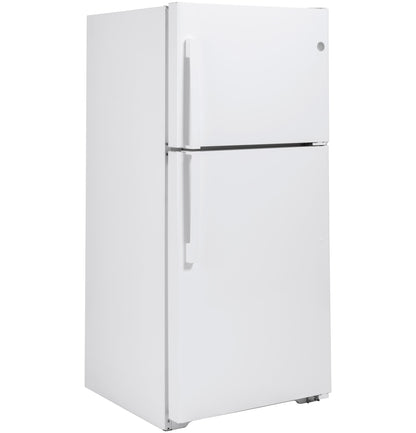 GE APPLIANCES 21.9 Cu. Ft. Garage Ready Top-Freezer Refrigerator White - GTS22KGNRWW