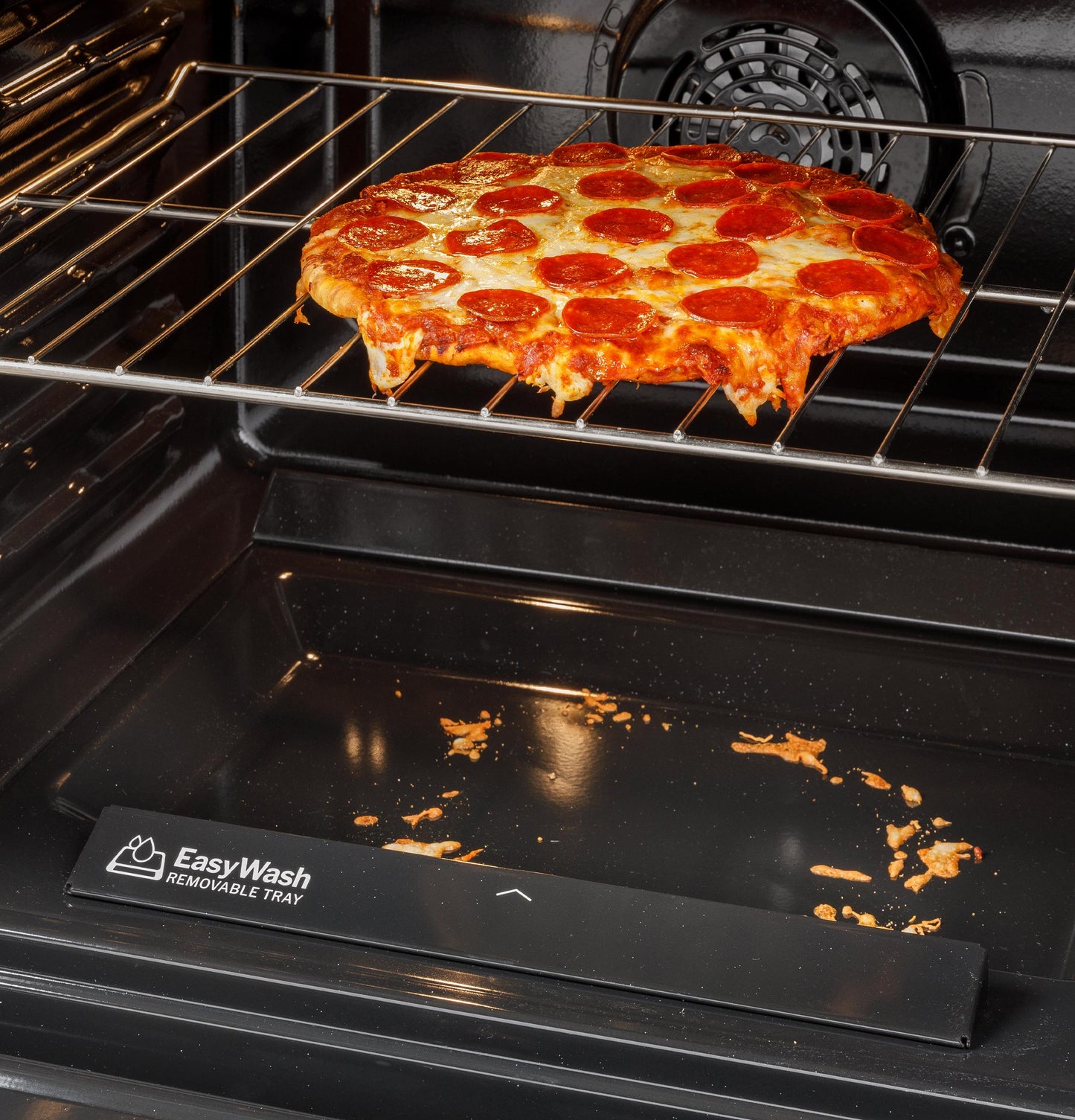 GE APPLIANCES GRS600AVWW GE® ENERGY STAR® 30" Slide-In Electric Convection Range with No Preheat Air Fry and EasyWash™ Oven Tray White - GRS600AVWW