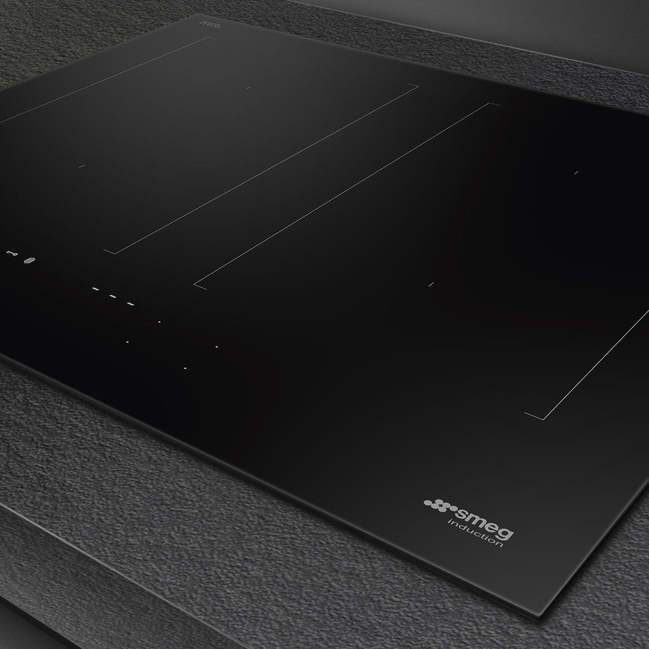 SMEG SIMU324D Cooktop Black SIMU324D Black - SIMU324D