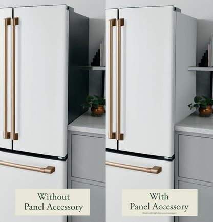CAFE  Refrigeration Matte White Side Panel, Counter-Depth, 4-Door, Right White - CKQBRSCVW2
